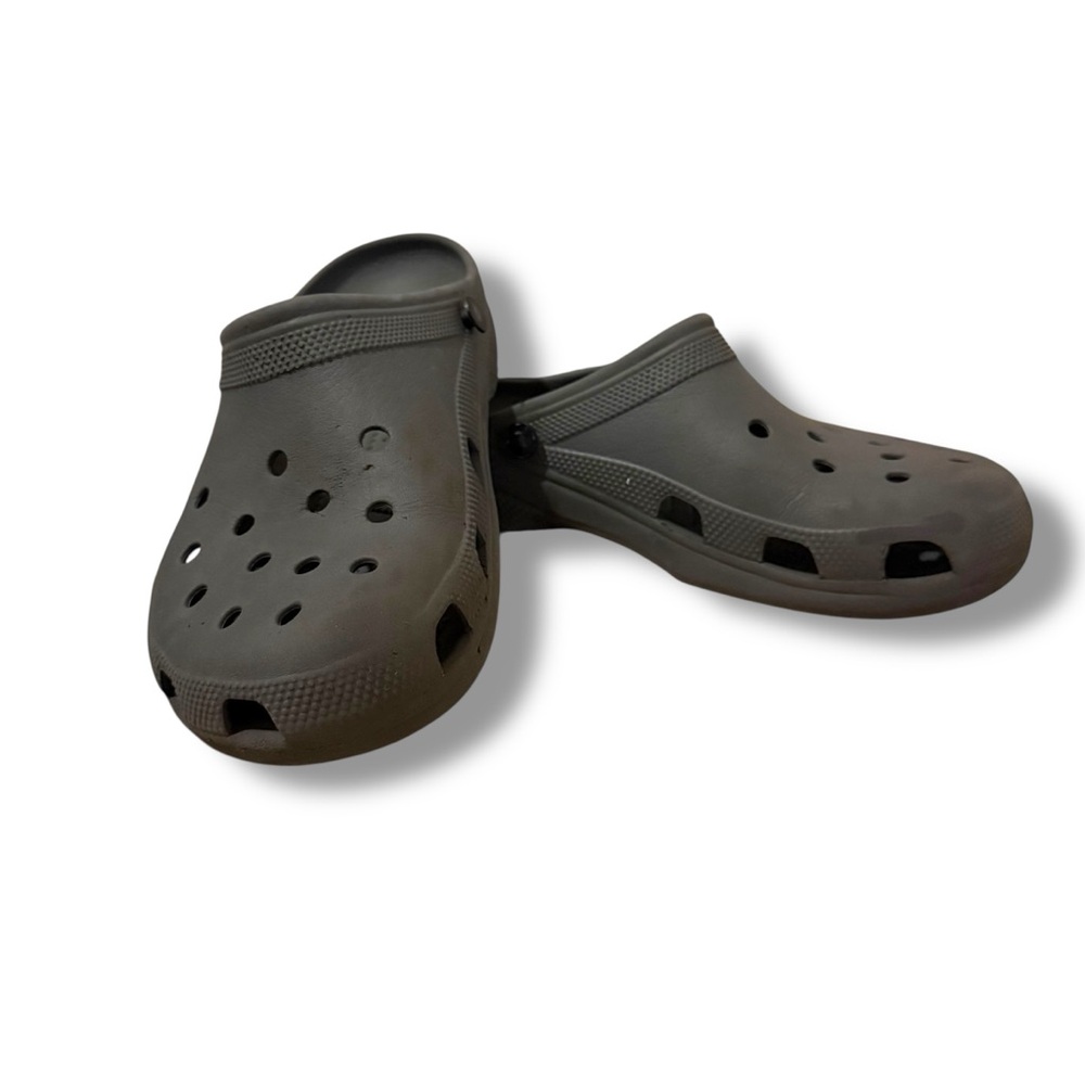 Men's Gray Clogs Crocs Slide Ons Slip On